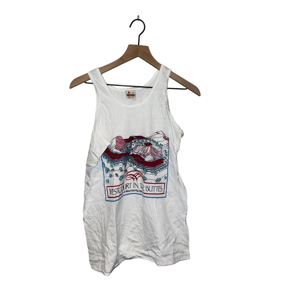 Vintage Westcourt In The Buttes Shirt Mountaintop Resort Tank Signal 1980s M